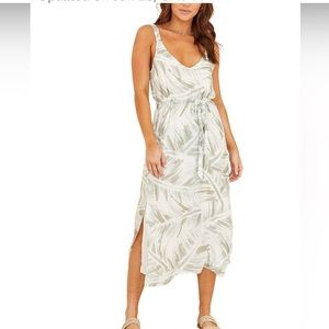 Bella Dahl Lightweight Spring/Summer Printed Slip Dress Size Large NWT